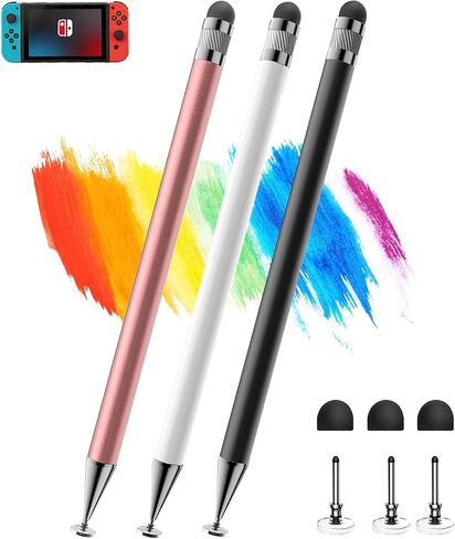 Kenkor Stylus(3pcs),2-in-1 Stylus Pen for Touch Screen, Stylus Pen for iPad in Kuwait