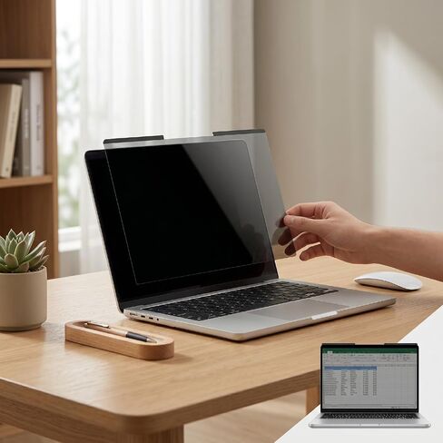 Diyeeni 16 Inch Magnet Privacy Screen Filter, 16:10 Aspect in Saudi Arabia