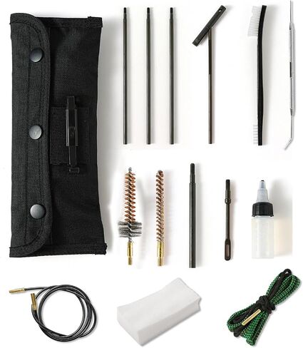 Rifle Gun Cleaning Kit Set for 5.56mm .223 22LR .22 Cal CLP in Kuwait