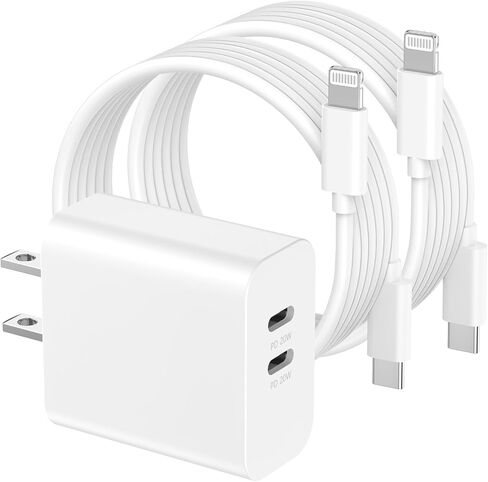 iPhone 14 Super Fast Charger,[Apple MFi Certified] 40W Dual Port USB C in Kuwait