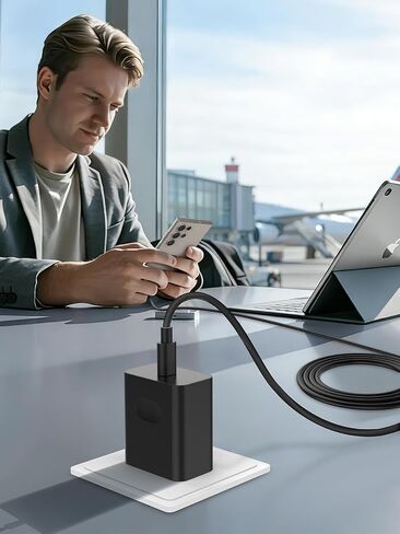 45W USB-C Charger, Super Fast Charger Type C, with C Cable for Samsung Galaxy S25/S25 Ultra/S25+/S24 Ultra/S24/S24+/S23 Ultra/S22 Ultra (2 Pack, 5FT) in Saudi Arabia