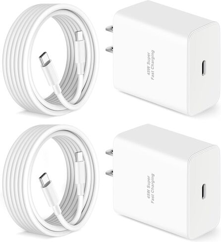 Pixel 11 10 9 8 Fast Charger, 2Pack 45W USB C Super Fast Wall Charger Block in Saudi Arabia