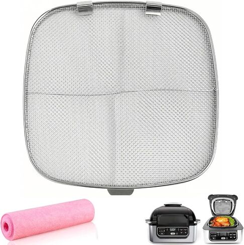 Splatter Shield for Ninja FG551 Foodi Smart XL Grill, Replacement Stainless Steel Splatter Screen Air Fryer Accessories for Ninja FG551 Foodi Smart XL 6-in-1 Indoor Grill in Kuwait
