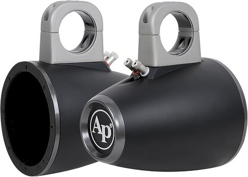 Audiopipe APMP-800ETW 8-Inch Compact Multi Purpose Directional Stereo Speaker Enclosure for Car Audio, Marine, UTV, and ATV Sound System, Black (Pair) in Kuwait
