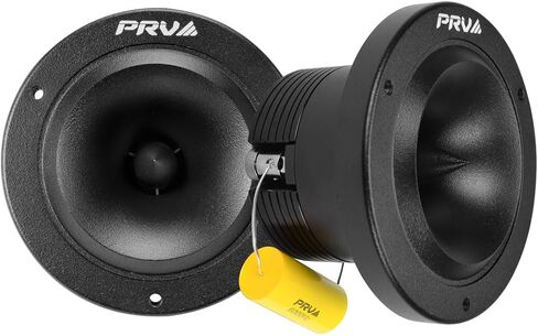 مكبرات صوت فائقة من PRV AUDIO Bullet Super Neodymium 240 وات RMS 4 أوم، 3.50 بوصة PRV Black TW400Ti-Nd-4 PRO، سهلة التركيب - خرج عالي (مكبرات صوت، زوج) in Kuwait