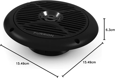 Furrion 5" 30 Watts Outdoor Marine Speaker with Mount - Black - FMS5B in Kuwait