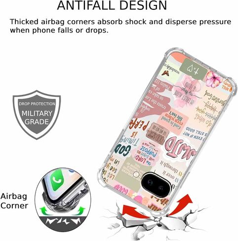 Case for Google Pixel 10a with Christian Design,Jesus Bible Verse Collage,Clear Slim Soft TPU Bumper Phone Cover,6.3"(Christian,P10a) in Saudi Arabia