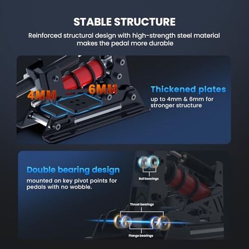 دواسة SIMSONN PRO X Ultra Racing Simulator مع مفاعل لمسي (P2-H2 + VAM Pro 2PCS + لوحة قاعدة) in Kuwait