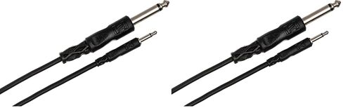 Hosa CMP-303 Interconnect Cable - 3.5mm TS Male to 1/4-inch TS Male - 3 foot in Saudi Arabia