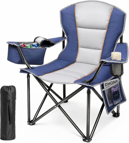 ZENPETIO Camping Chair 500LBS Oversized Portable Folding Lawn Chairs in Kuwait
