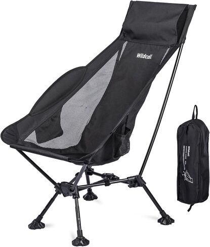 WildCall Lightweight Folding Camping Chair Anti-Sinking Chair, High Back in Saudi Arabia