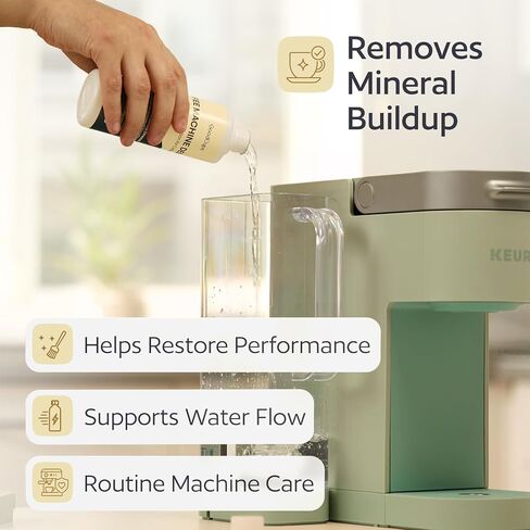 GoodCups Keurig Descaler Kit – Descaling Solution with 6 Charcoal Water Filters, Compatible with Keurig Coffee Makers, 2 Cleaning Cycles in Kuwait