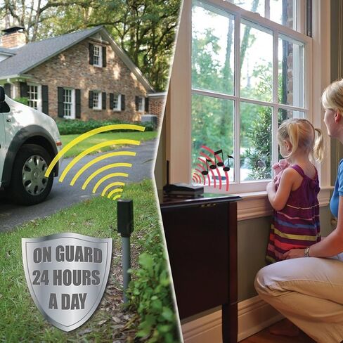 Mighty Mule FM231 Wireless Driveway Alarm – Electromagnetic Vehicle Detection, Indoor Receiver, 400 ft Range, Expandable, Battery Powered, Easy Installation, Driveway & Property Security System in Kuwait