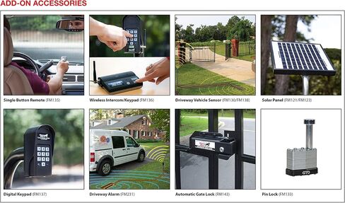 Mighty Mule FM231 Wireless Driveway Alarm – Electromagnetic Vehicle Detection, Indoor Receiver, 400 ft Range, Expandable, Battery Powered, Easy Installation, Driveway & Property Security System in Kuwait