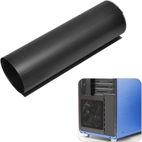 1pc Fan Dust Filter DIY 30x100cm Cuttable Computer Pc Case Fan Dust Filter Mesh PVC Fan Grills Cover Mesh Roll in Saudi Arabia