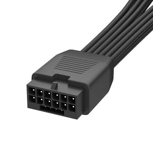 12VHPWR Cable Extension, 20cm 16 Pin(12+4) Female to Dual 8 Pin(6+2) Male PCIe Power Cable, PCIe 5.0 Gen5 600W GPU PSU Conversion Cable for ATX 3.0/3.1 Power Supply in Kuwait