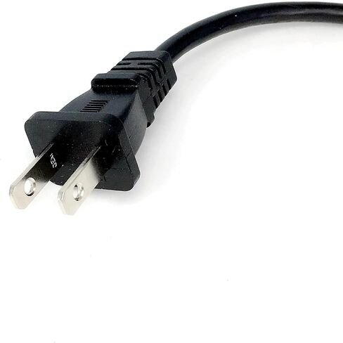 Toptekits NEMA 1-15P to IEC320 C7 Figure 8 Retractable Spring Power Cord, US 2 Prong to C7 Shotgun Connector, 18AWG Universal Replacement AC Power Cable, 10-30cm (4-12 inch) in Saudi Arabia