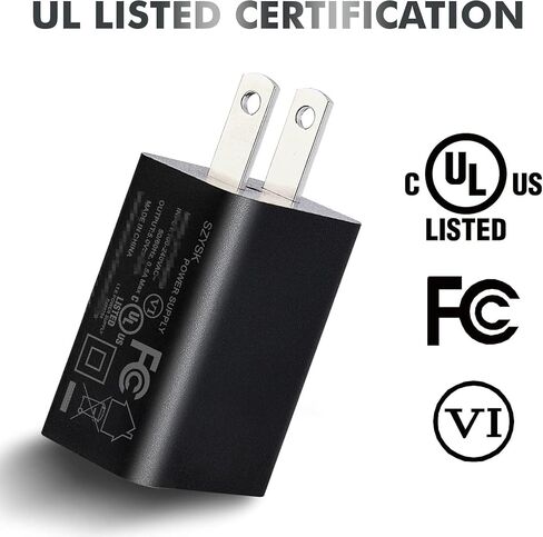 Micro USB Charger Power Cord for Amazon Fire TV Stick,Old Micro-USB Kindle and Fire Tablet-10W Power Adapter,6FT USB to Micro-USB Cable in Kuwait