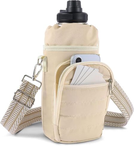 Insulated Water Bottle Crossbody Bag 16-40oz with Phone Pocket in Saudi Arabia