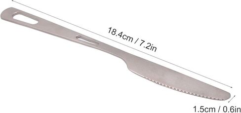 Titanium Camp Knife, Portable Camping Cooking Knives for Backpacking in Saudi Arabia