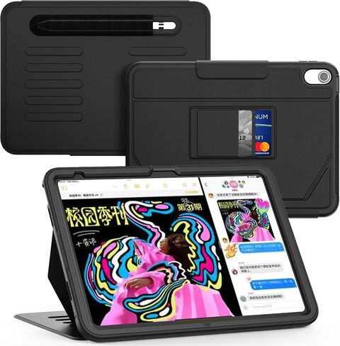 Kids Case for iPad (A16) 11th/10th Generation 11"/10.9" 2025/2022, Red in Kuwait