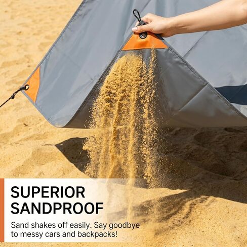 2 Pack Beach Picnic Mats with Storage Bag for Camping Travel in Kuwait