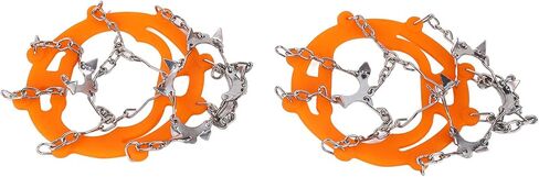 Changor Crampons for Hiking Boots Anti Slip Durable Crampons for Outdoor Climbing Snow and Ice Travel for Men Women 1 Pair in Kuwait