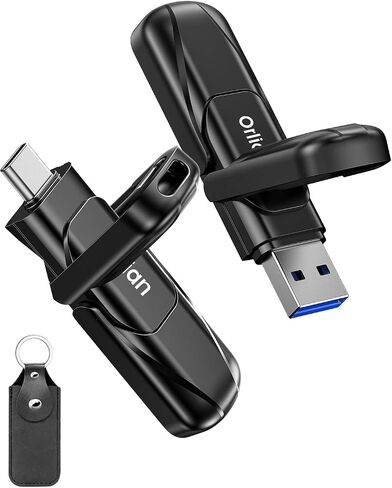 Orlian 128GB USB C Flash Drive USB 3.2 Gen 1 SSD Thumb Drive 450MB/s in Kuwait