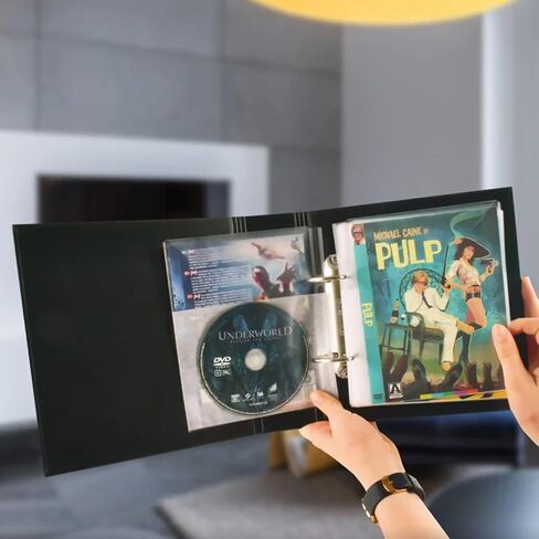 Tarifold DVD Storage Bundle, 50 Binder Sleeves and 2 Binders, 2-Ring Holes in Saudi Arabia