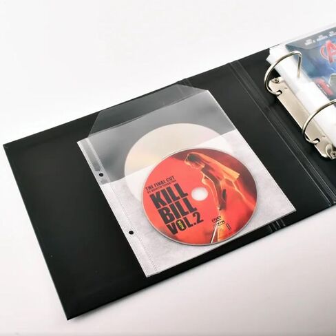 Tarifold DVD Storage Bundle, 50 Binder Sleeves and 2 Binders, 2-Ring Holes in Saudi Arabia