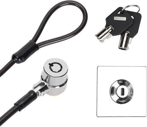 Computer Lock Galvanized AntiTheft Cable with Easy Use for Office in Saudi Arabia