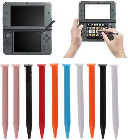 10pcs Plastic for Touch Screen Stylus Pens for 2DS XL/LL Console Safety Pencil Accessories Stylus Pen Touch Screen Refill Digital Rejection Tactile Tilt Detection Fine Point Drawing in Kuwait