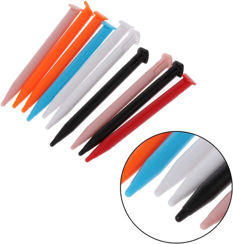 10pcs Plastic for Touch Screen Stylus Pens for 2DS XL/LL Console Safety Pencil Accessories Stylus Pen Touch Screen Refill Digital Rejection Tactile Tilt Detection Fine Point Drawing in Kuwait