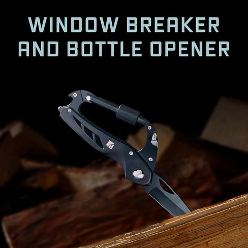 Dark Energy Carabiner Pro - سكين جيب مرتفع وحلقة تسلق - أساسيات التخييم in Kuwait