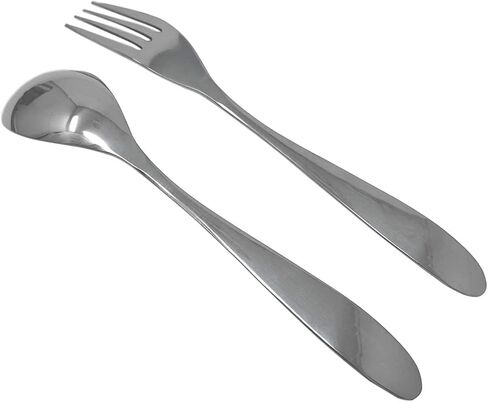 Valtcan Titanium Grade 1 Dinnerware 4 Piece Set Fork Spoon Knife Teaspoon Kitchen Flatware Long Dinner Full Size Silverware Utensils in Kuwait