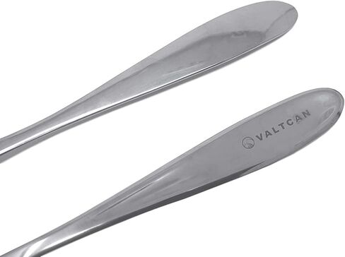 Valtcan Titanium Grade 1 Dinnerware 4 Piece Set Fork Spoon Knife Teaspoon Kitchen Flatware Long Dinner Full Size Silverware Utensils in Kuwait