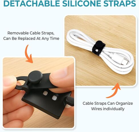 Kanemc 20PCS Cable Management Kit Adhesive Cable Clips in Saudi Arabia