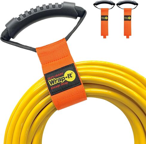 Easy-Carry Wrap-It Storage Straps - 22" (2-Pack) Blaze Orange in Kuwait