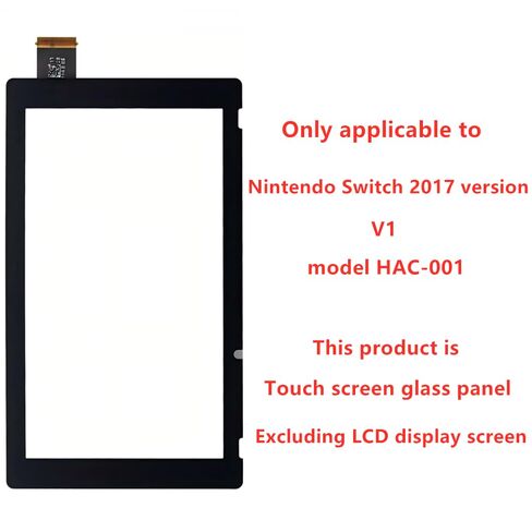 For Nintendo Switch Touch Screen Replacement HAC-001 2017 Touch Digitizer Glass Panel with Repair Tools (LCD Not Included) in Saudi Arabia