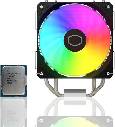 Intel i9-13900KF Processor: 24-Core, 32-Thread CPU (4.3-5.4 GHz, 125W TDP) with 200W TDP CPU Cooler. 8 P-cores + 16 E-cores, PCIe 4.0. Supports DDR5-5600 RAM, 36MB Cache. OEM Tray (Bulk Packaging) in Saudi Arabia