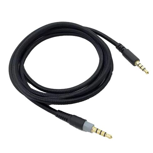 Replacement Audio Aux Cord Alpha Cable for Kingston HyperX Cloud Alpha and Cloud Mix, for Logitech G633, G933 Gaming Headset, Nylon Braided Headphone Audio 3.5mm Plug Cable,Black,1.5M / 5ft in Saudi Arabia