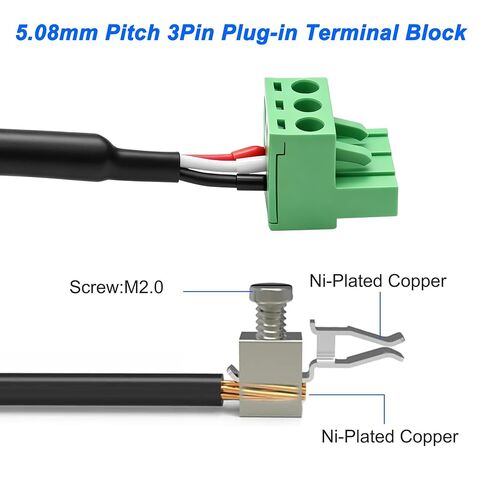 MEIRIYFA D-Type XLR 3Pin Male to 3Pin Phoenix 5.08mm Cable in Saudi Arabia