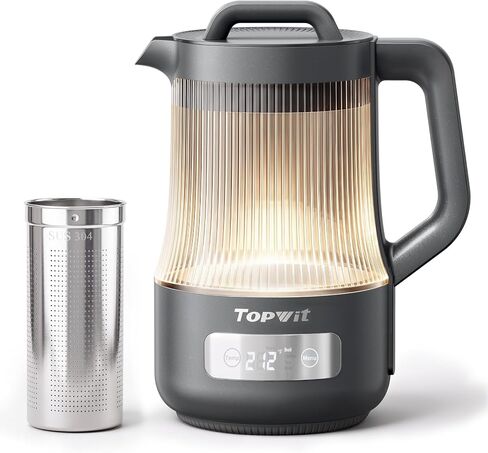 TOPWIT 1.6L Smart Glass Electric Kettle with Temperature Control in Kuwait
