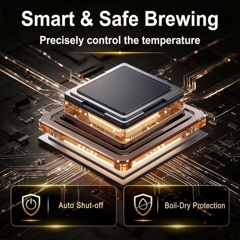 TOPWIT 1.6L Smart Glass Electric Kettle with Temperature Control in Kuwait