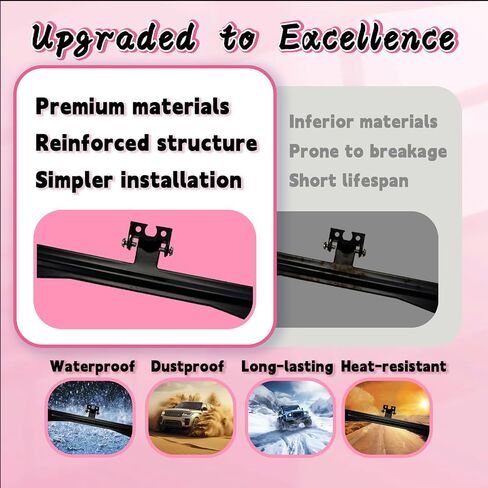 HAIOLORPRO Backup Camera License Plate Mount 2PCS, No-Drill Universal Car Rear View Camera License Plate Bracket, 170° Adjustable Rear View Camera Compatible with Sedan, SUV, Truck in Saudi Arabia