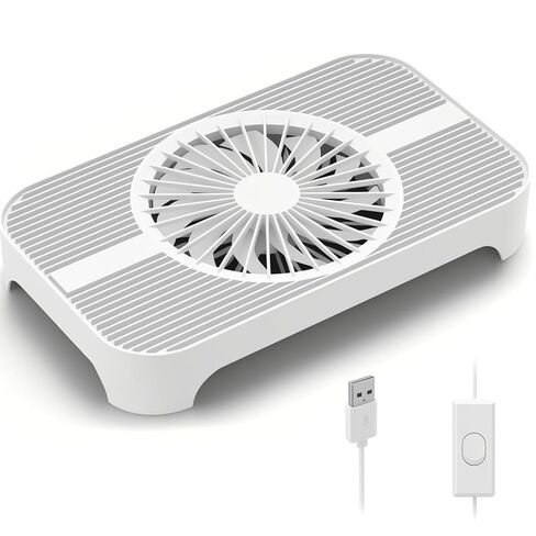 مروحة تبريد USB X3، مروحة كمبيوتر USB فائقة الهدوء 18 ديسيبل 140 مم مع كابل مدمج ومفتاح بلمسة واحدة متوافقة مع جهاز التوجيه وجهاز الاستقبال ومكبر الصوت وDVR وبلاي ستيشن وإكس بوكس ​​وتبريد خزانة الكمبيوتر in Kuwait