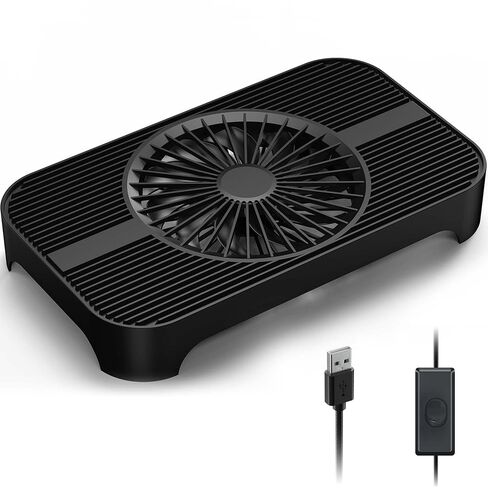 X3 USB Cooling Fan, 18dB Ultra Quiet 140mm USB PC Fan with Built-in Cable and One-Touch Switch Compatible with Router, Receiver, Amplifier, DVR, PlayStation, Xbox, Computer Cabinet Cooling in Saudi Arabia