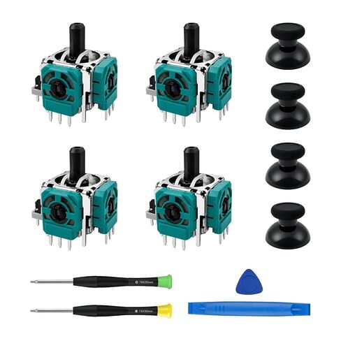 WCDZSU 4 Pcs 3D Analog Joysticks and Caps for Xbox One S/X Controller in Saudi Arabia