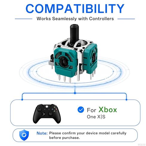 WCDZSU 4 Pcs 3D Analog Joysticks and Caps for Xbox One S/X Controller in Saudi Arabia
