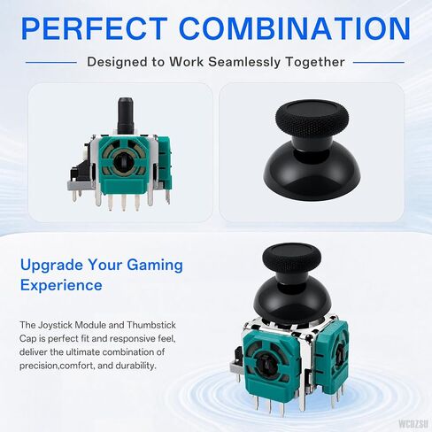 WCDZSU 4 Pcs 3D Analog Joysticks and Caps for Xbox One S/X Controller in Saudi Arabia